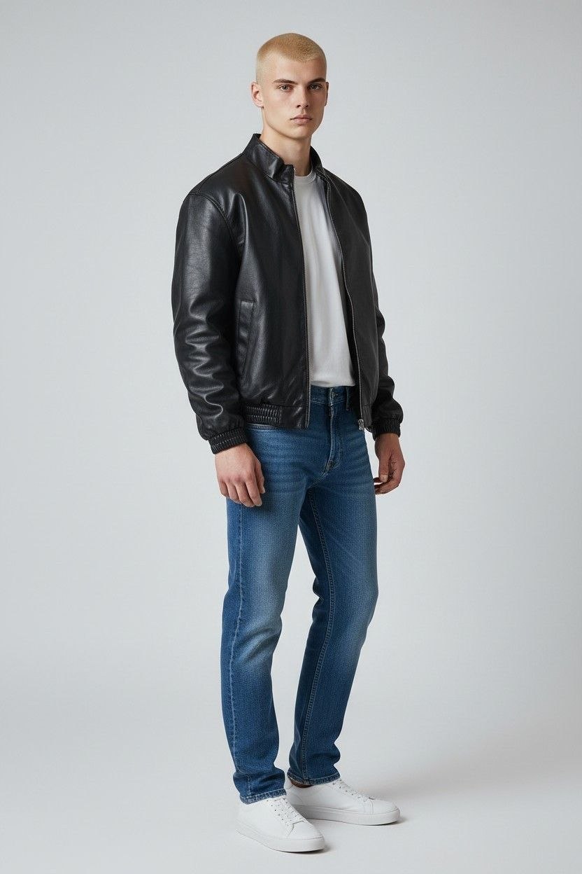 Giacca bomber eco pelle