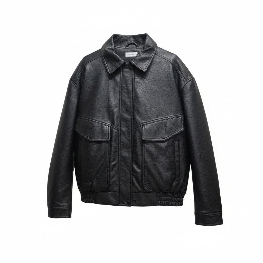 Giacca bomber eco pelle