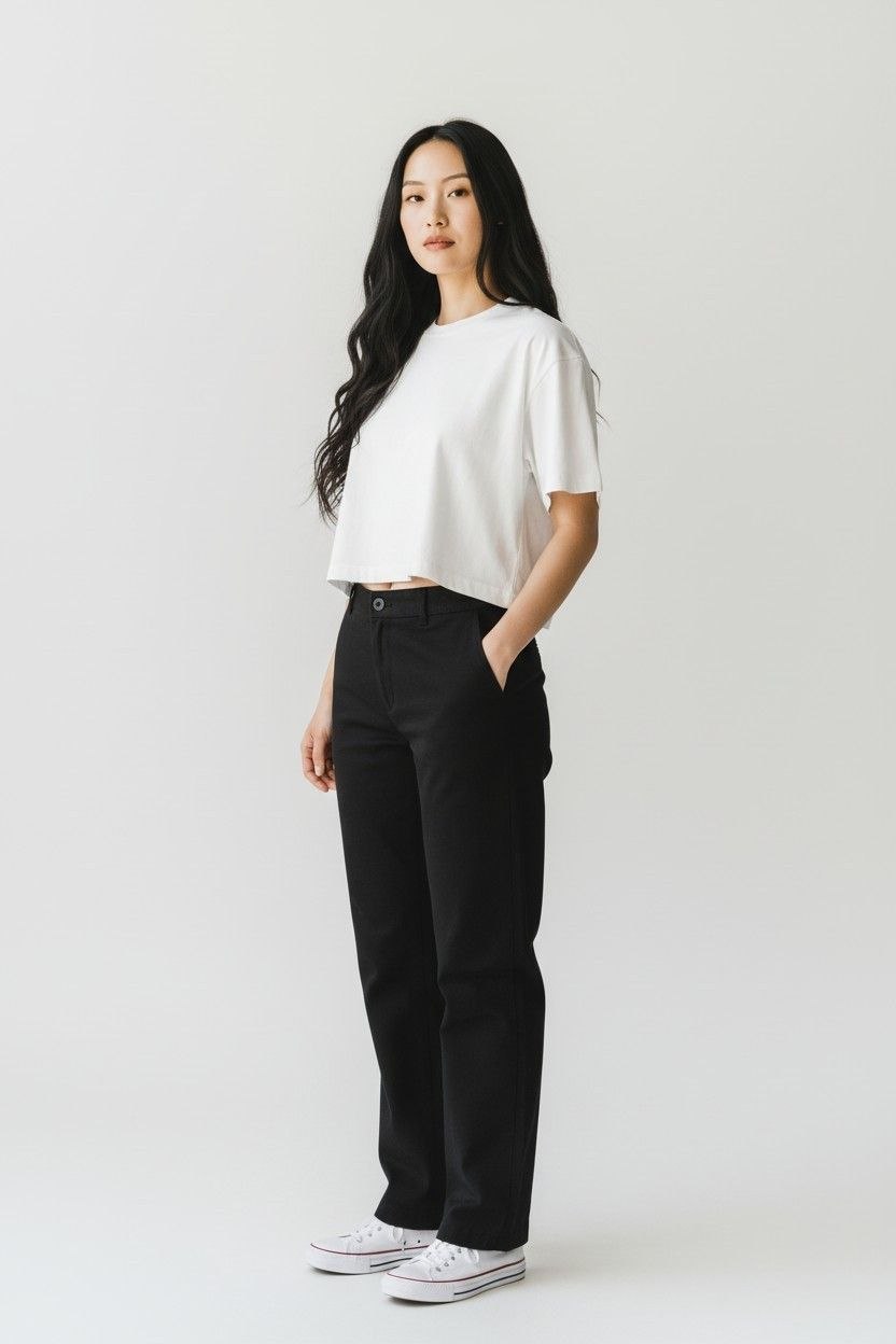 T-shirt crop