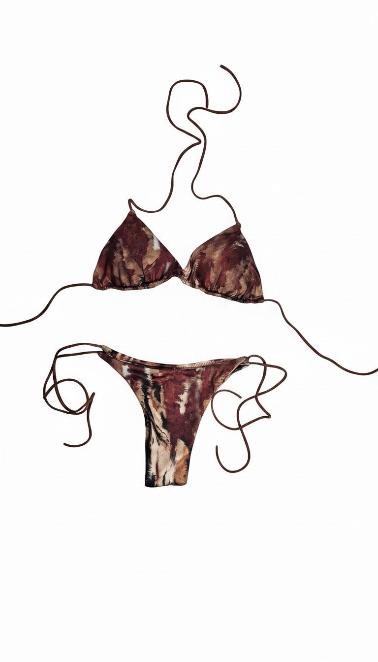 Costume due pezzi fantasia