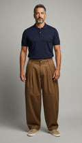 Pantalone baggy lino