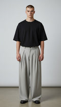 Pantalone Baggy gessato
