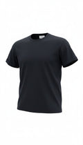 T-shirt girocollo con risvoltino sulle maniche