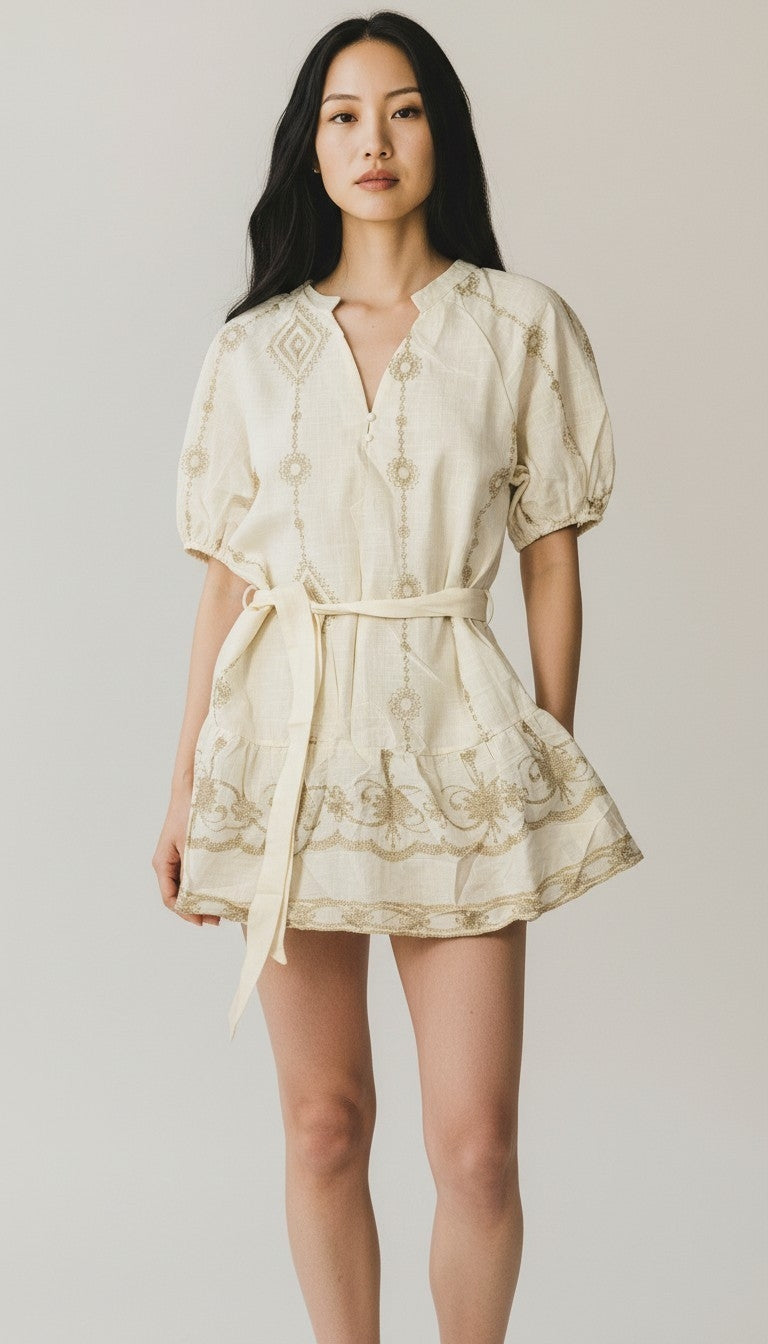 Vestito India con cinta
