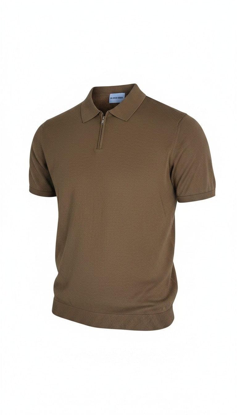 Polo con zip